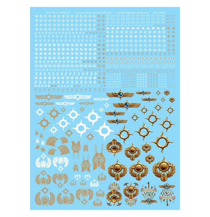 Word Bearers Legion Transfer Sheet