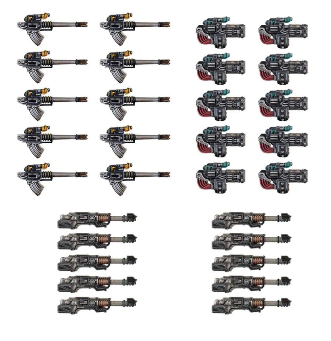 Heavy Weapons Upgrade Set € Volkite Culverins, Lascannons, and Autocannons